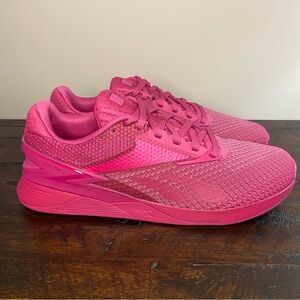 Reebok Nano X3 Pink Sneakers Women's 9 NEW with Tags